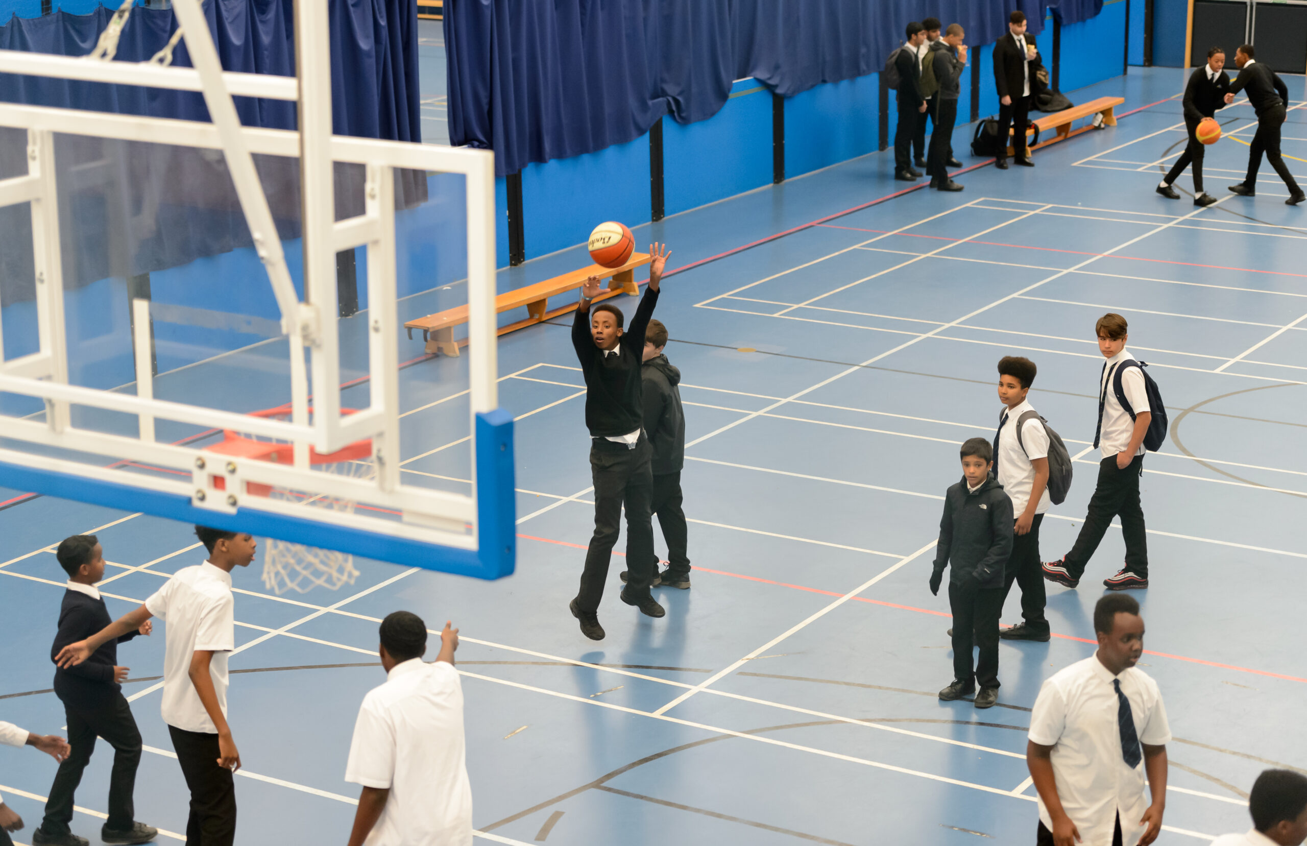 Opening Schools Facilities Creates New Basketball Club at Brannel School